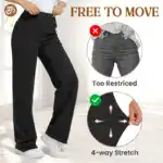 Women's Casual High Waist Stretch Pants - Image 3