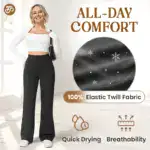 Women's Casual High Waist Stretch Pants - Image 5