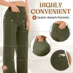 Women's Casual High Waist Stretch Pants - Image 10